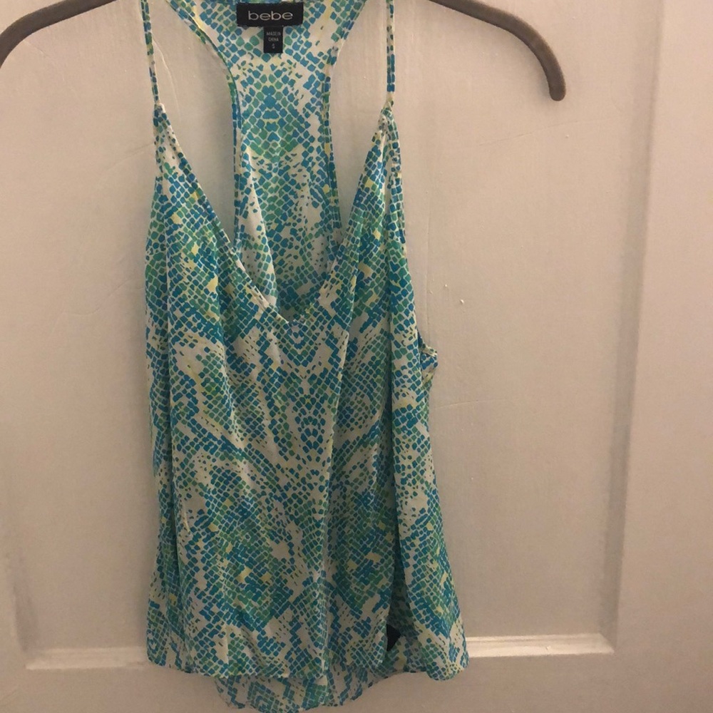 Bebe racerback Top